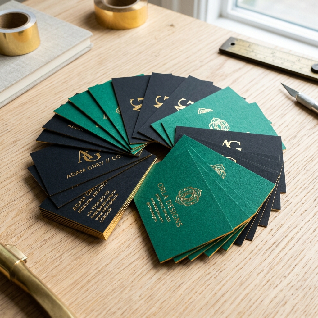 Tarjetas con Acabados Finos